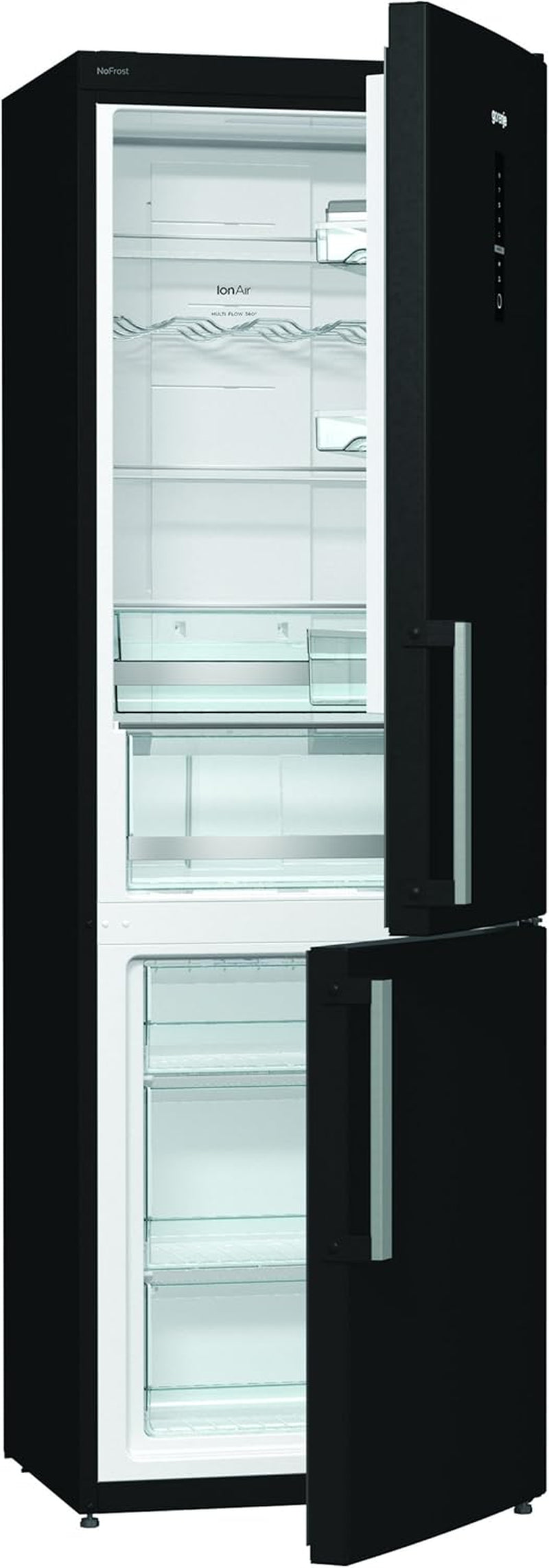 NRK6192MBK Autonome 222L 85L A++ Noir Réfrigérateur-Congélateur - Réfrigérateurs-Congélateurs (Autonome, Bas-Placé, A++, Electrique, Noir, SN-T)