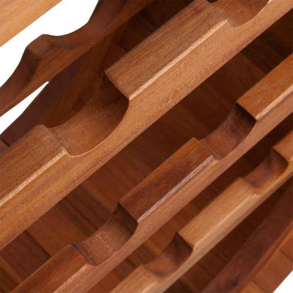 Étagère À Vin 12 Bouteilles 90X50X30Cm Range Bouteille 4 Niveaux Casier À Vin En Bois Tonneau Déco