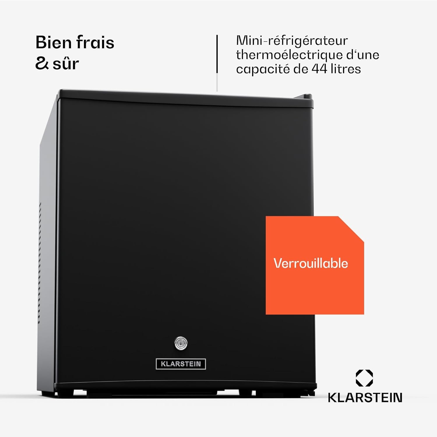Mini Frigo Et Congelateur De Chambre De 44L, Snacks, Boissons, Petit Frigo Top Silencieux, Mini Bar, Petit Réfrigérateur Camping, Mini Frigo Cosmetique, Refrigerateur Avec Étagères Réglables