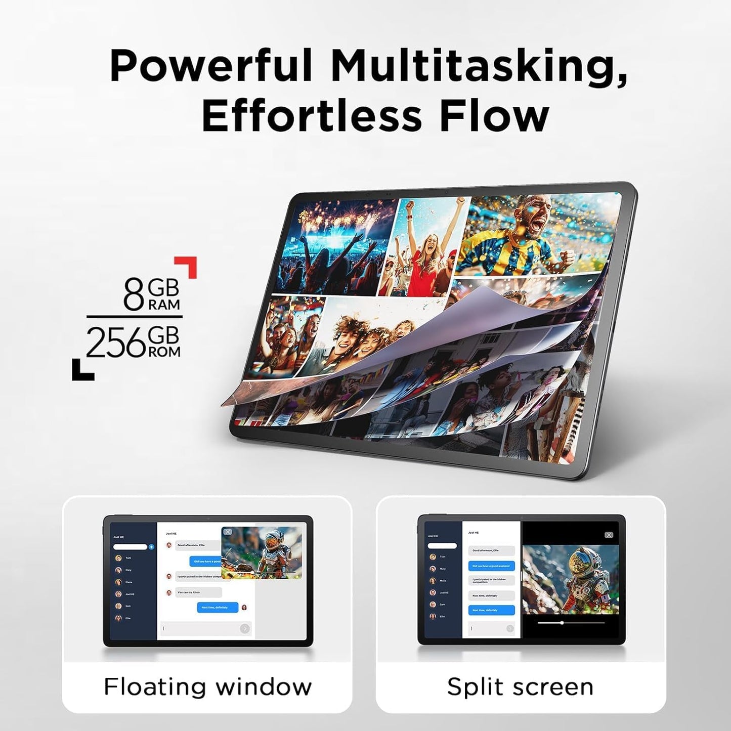 NXTPAPER 14 - Étui À Rabat - T-Pen - Tablette Wi-Fi Display NXTPAPER 14 Pouces 16GB RAM, 256GB ROM Batterie 10000Mah Charge Rapide 33W - Chargeur De Batterie - Étui Et Stylo, Gris