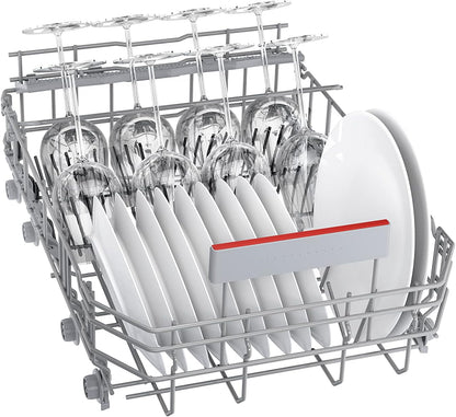 Elettrodomestici SPS4EMI28E Serie 4, Lave-Vaisselle Pose Libre, 45 Cm, Couleur Acier Inoxydable