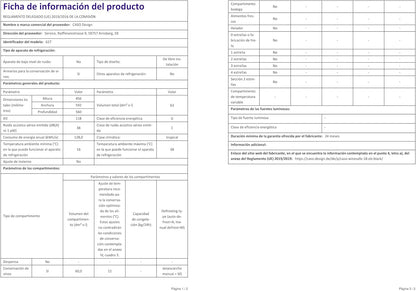 Caso 627 Vin Réfrigérateur Montage Encastré ()/A/44,5 Cm/138 Kwh/An/18 Bouteilles Partie Réfrigérateur/Congélateur Partie Isotherme/Électronique De Température Réglable De 5–20 °C/Noir
