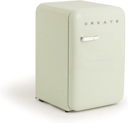 / RETRO FRIDGE 83.5 Marble/Réfrigérateur Vert Avec Poignée Marbre/Pratique Et Fonctionnel, Matériaux Résistants