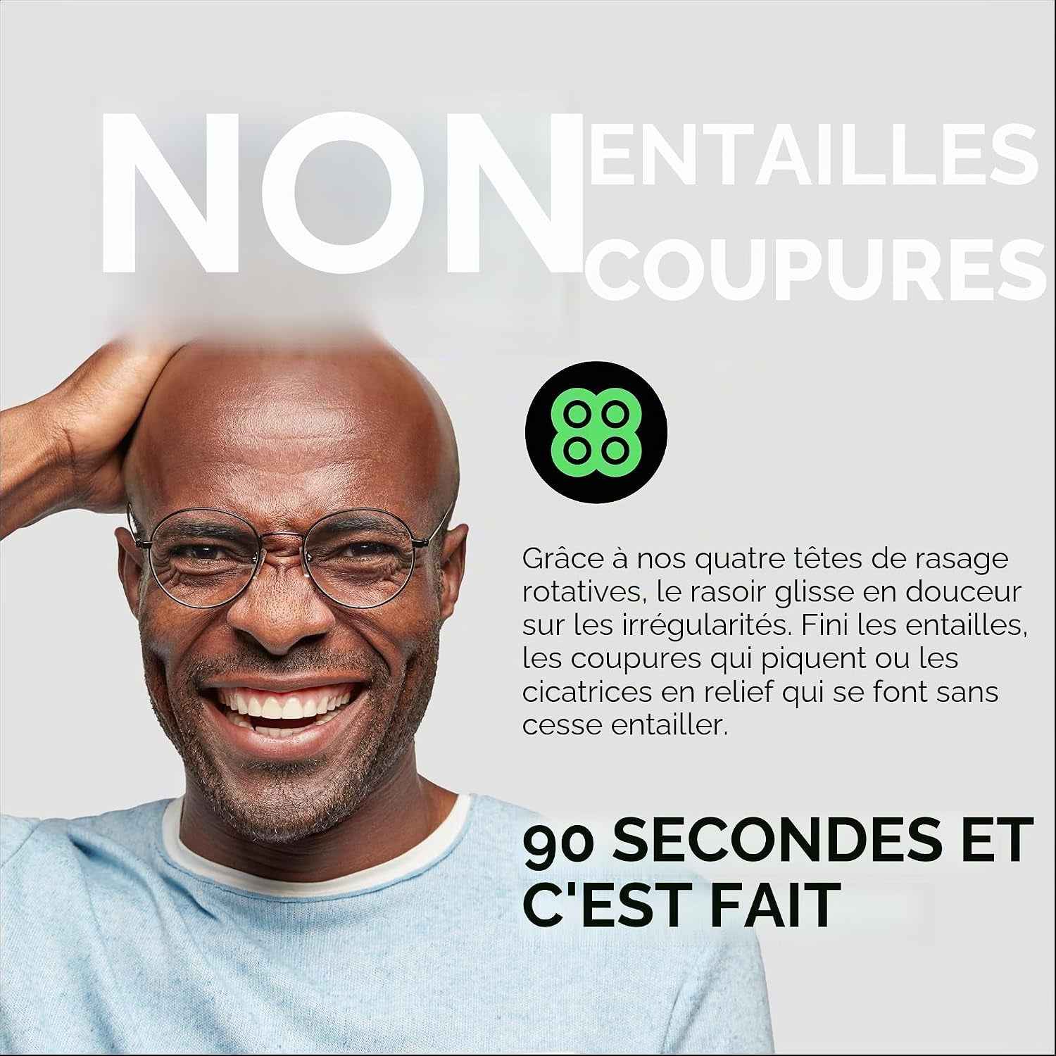 Pitbull Platinum Pro - Rasoir Électrique Homme - Sans Fil, Rechargeable, Humide/Sec, Ergonomique Pour Crâne Chauve - Avec Socle De Rinçage Et Étui De Voyage | Rasoir Électrique Homme, Sans Fil, Rechargeable, Humide/Sec, Crâne Chauve, Avec Socle De Rinçage