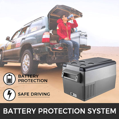 Réfrigérateur Thermique Portable 35 L Pour Voiture Réfrigérateur Portable Électrique De Voyage Pour Voiture Mini Réfrigérateur Pour Voiture Mini Réfrigérateur Pour Boissons Avec LCD