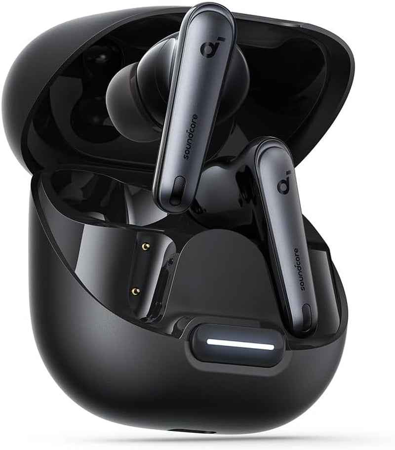 Par Anker Liberty 4 NC Écouteurs Bluetooth Sans Fil 5.3. Avec ANC | Bluetooth 5.3, Réduction De Bruit Adaptative Aux Oreilles Et À L'Environnement, Hi-Res, 50H De Lecture (Noir)