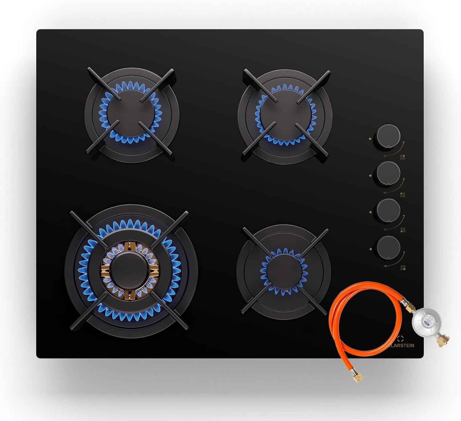 Klarstein Tables De Cuisson À Gaz, Plaque De Cuisson Gaz À 4 Brûleurs, Table De Encastrable À 4 Feux De 8800W, Cuisiniere Gaziniere Avec Brûleurs En Acier Inoxydable, Cuisinières GPL