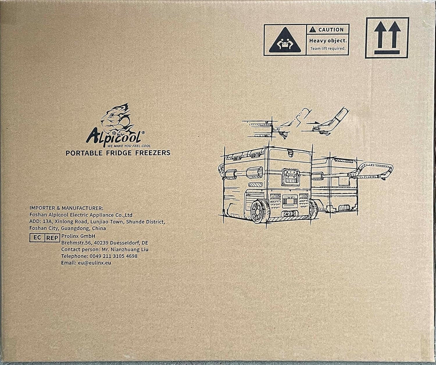 TAW55 Glaciere Portable Réfrigérateur Voiture 55 Liter Camping Congélateur 12/24V Mini Frigo Pour Maison, Bureau Ou Pique-Nique En Plein Air/ -20 À 20℃