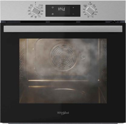 OMR58RR0X Four Multifonction Encastrable Électrique, Ventilé, Pyrolytique, Capacité 71 L, Acier Inoxydable, Classe A+. Cook 3, Cool Door, Easy Clean. 59,5 X 59,5 X 55,1 Cm