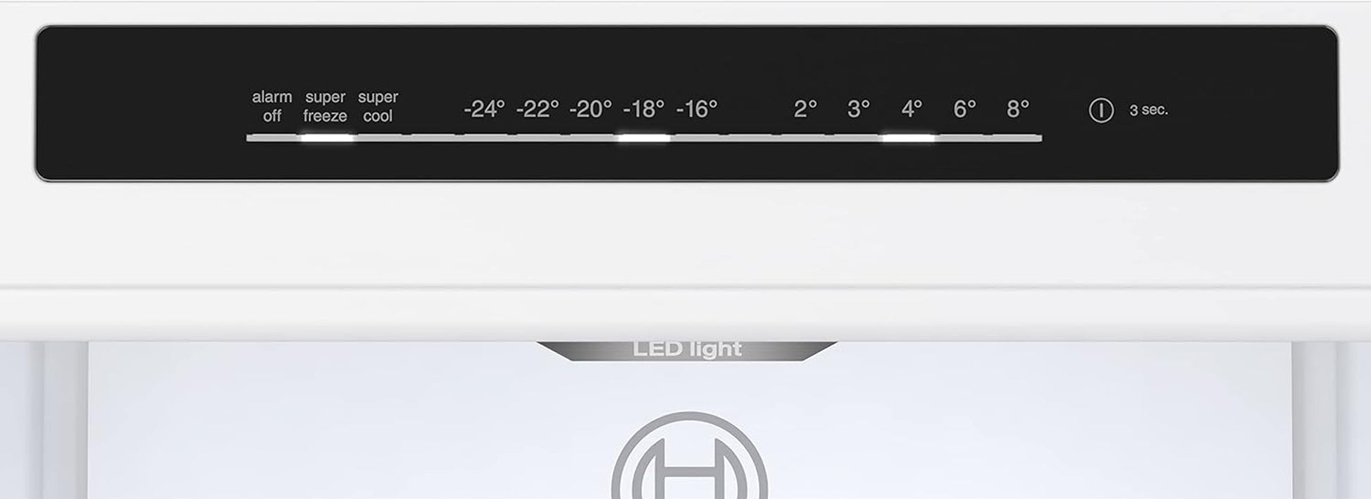 Hausgeräte KGN362LDF Série 4 Réfrigérateurs-Congélateurs 186X60Cm 218L+Congélateur 103 L Nofrost Ne Se Dégivre Jamais,Vitafresh Xxl,Fraîcheur plus Longue,Éclairage LED Uniforme Acier Inoxydable