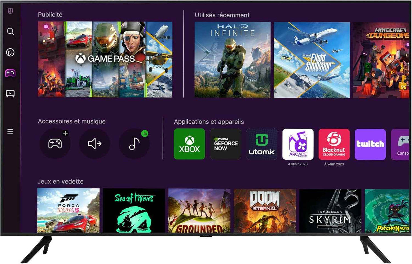 TV Crystal UHD 4K 2023 43CU7025 Smart TV De 43" Avec Purcolor, Processeur Crystal UHD, Smartthings, Contrast Enhancer Avec HDR10+ Et Smart TV Powered by Tizen