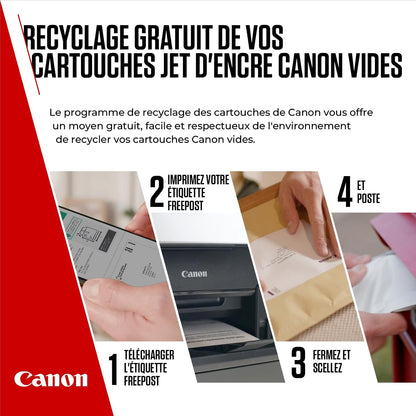 Canon PG-560XL + CL-561XL Fine Cartouches D'Encre D'Origine + Papier Photo | 14.3Ml + 12.2Ml Encre Authentique Haute Capacité Et Papier Photo - Pour PIXMA Ts5350I, Ts7450I, Ts5350A, TS5350 Et plus !