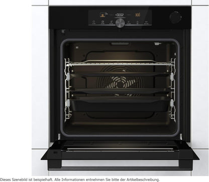 Optibake Advanced BPSA 6747 A08BGWI Four Encastrable/Wifi Connected / 77 L/Air Chaud/Pyrolyse/Autobake/Commande Tactile/Thermomètre De Cuisson/Steamassist/Pizzamode 300 °C /