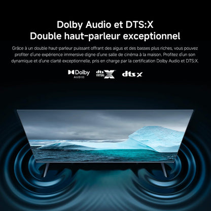 XIAOMI TV F Pro 50, 127 Cm (50 Pouces), 4K UHD QLED, Smart TV, Fire OS8, Contrôle Vocal Alexa, HDR10, 60Hz Avec 120Hz Game Boost Mode, MEMC, 2Go+32Go, Compatible Avec Apple Airplay