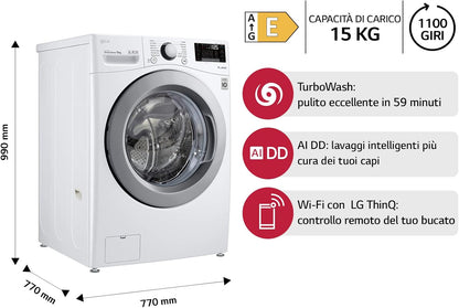 LAVAT 15KG E Turbo Inverter 1100GI