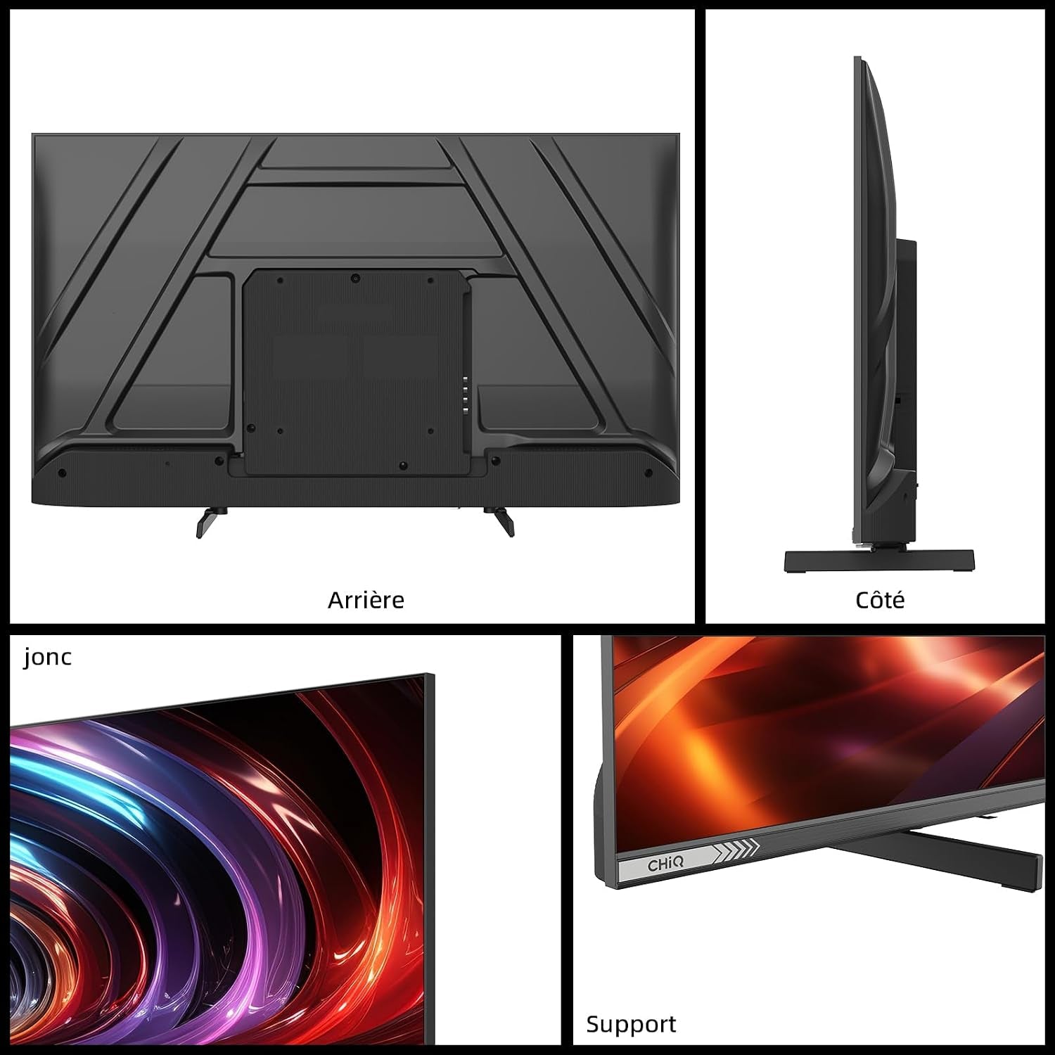 TV Connectée 40 Pouces FHD QLED Pro Google TV (L40QST) | HDR10, Apple Airplay, Dolby Audio &Dbx-Tv, Contrôle Vocal Google, Design Sans Bord