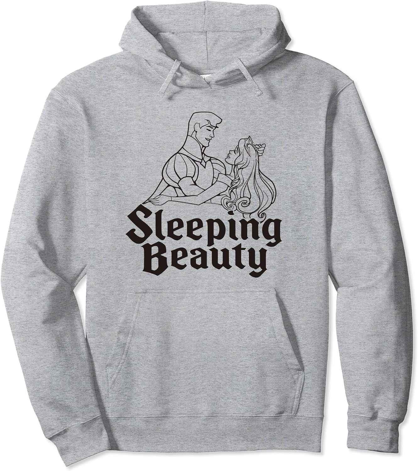 Sleeping Beauty Aurora and Prince Phillip Outline Pullover Hoodie