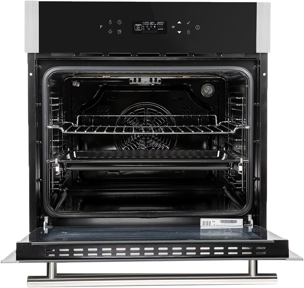 Four Encastrable 60 Cm | 70 L | 2,8 Kw | Fonction Pizza | Grill | Chaleur Tournante | Air Chaud | Minuterie Automatique | Contrôle Par Application Wifi | EB8313HC