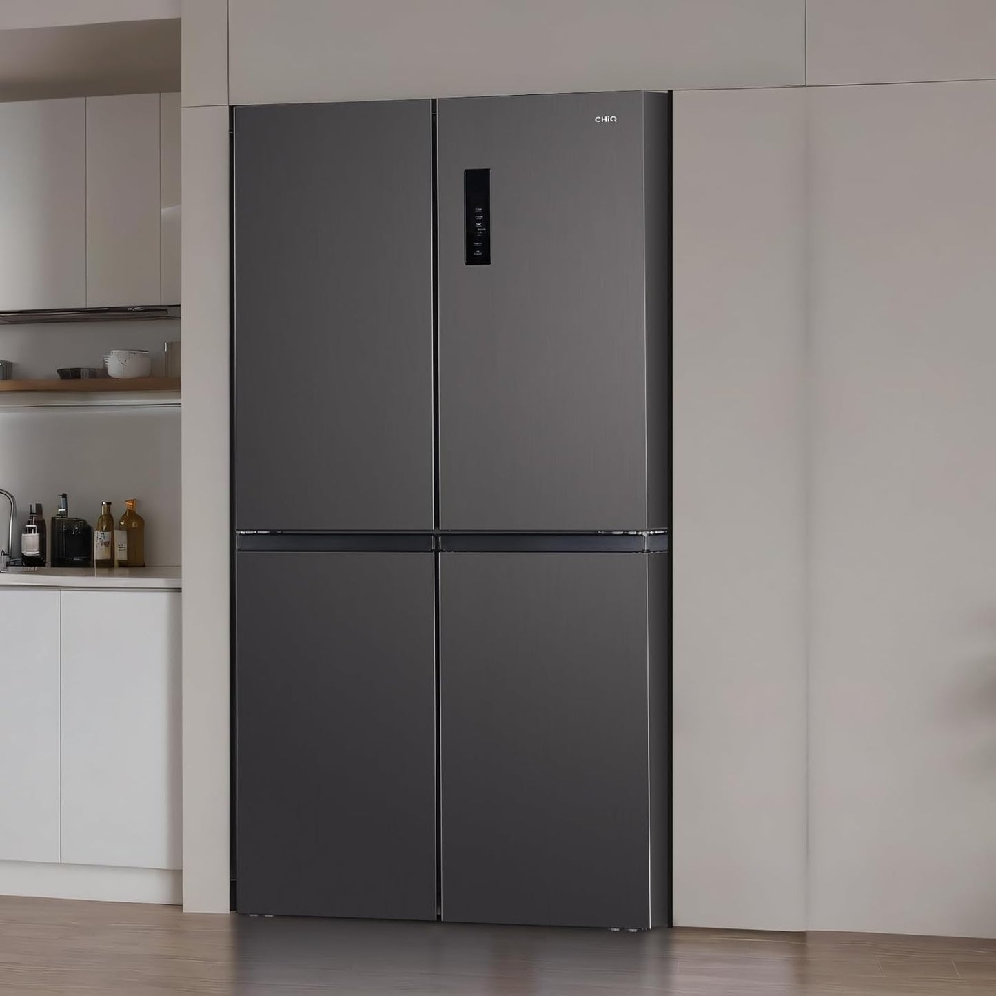Réfrigérateur Américain À Portes Multiples CCD503NEIBE, 177 Cm De Hauteur, 69 Cm De Profondeur, Total De 503 Litres, Compresseur À Inverter, Aucun Givre, Flux D'Air Multiples, Espace Care, Congé