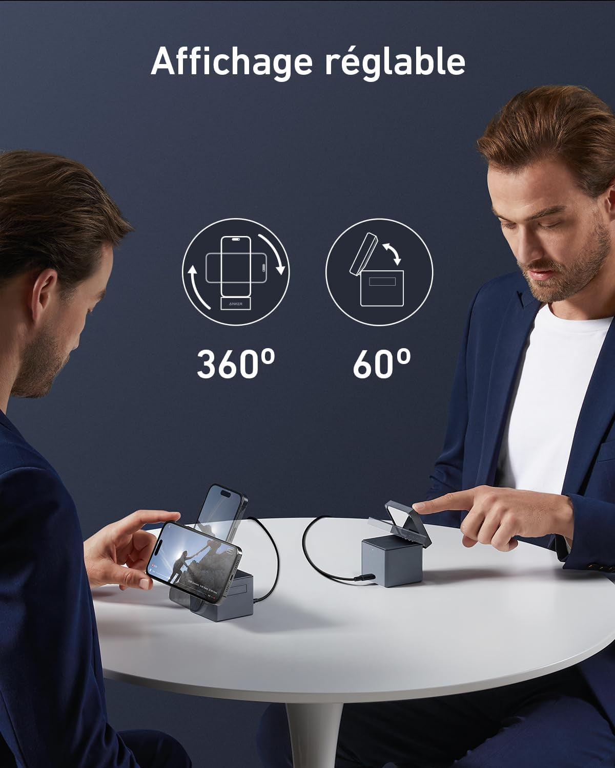 Cube De Charge 3 En 1 Avec Chargeur Magsafe | Puissance Maximale Sans Fil 15W, Compatible Avec Les Séries Iphone 17 16 15 14, Apple Watch Série 1-7/Se, Et Airpods Pro