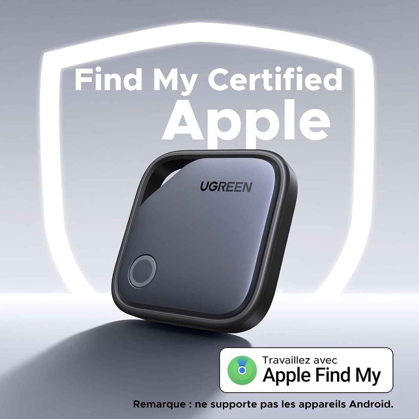 Finetrack Finder Tag Traceur Ios Uniquement Lot De 4 | 2 Ans Batterie, Localisateur D'Objets Bluetooth, Pour Clés Valises Portefeuilles Wallet Bagages Sacs