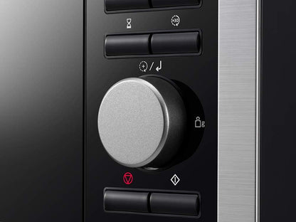 NN-C69KSMEPG Four Micro-Ondes Combiné Gril Et Plateau Tournant En Verre, 30L, 1000W, 40/100-220°C, 30 Programmes, Décongélation Auto, 5 Niveaux De Puissance, Minuterie, LED, Acier Inoxydable