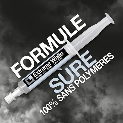 Extreme White – 6 X 12 Ml – Arrêt De Fuite De Réfrigérant Pour Réfrigérateurs Avec Compresseur Hermétique Et R600 – R290 – R134A, Adaptateur SAE 1/4 Inclus