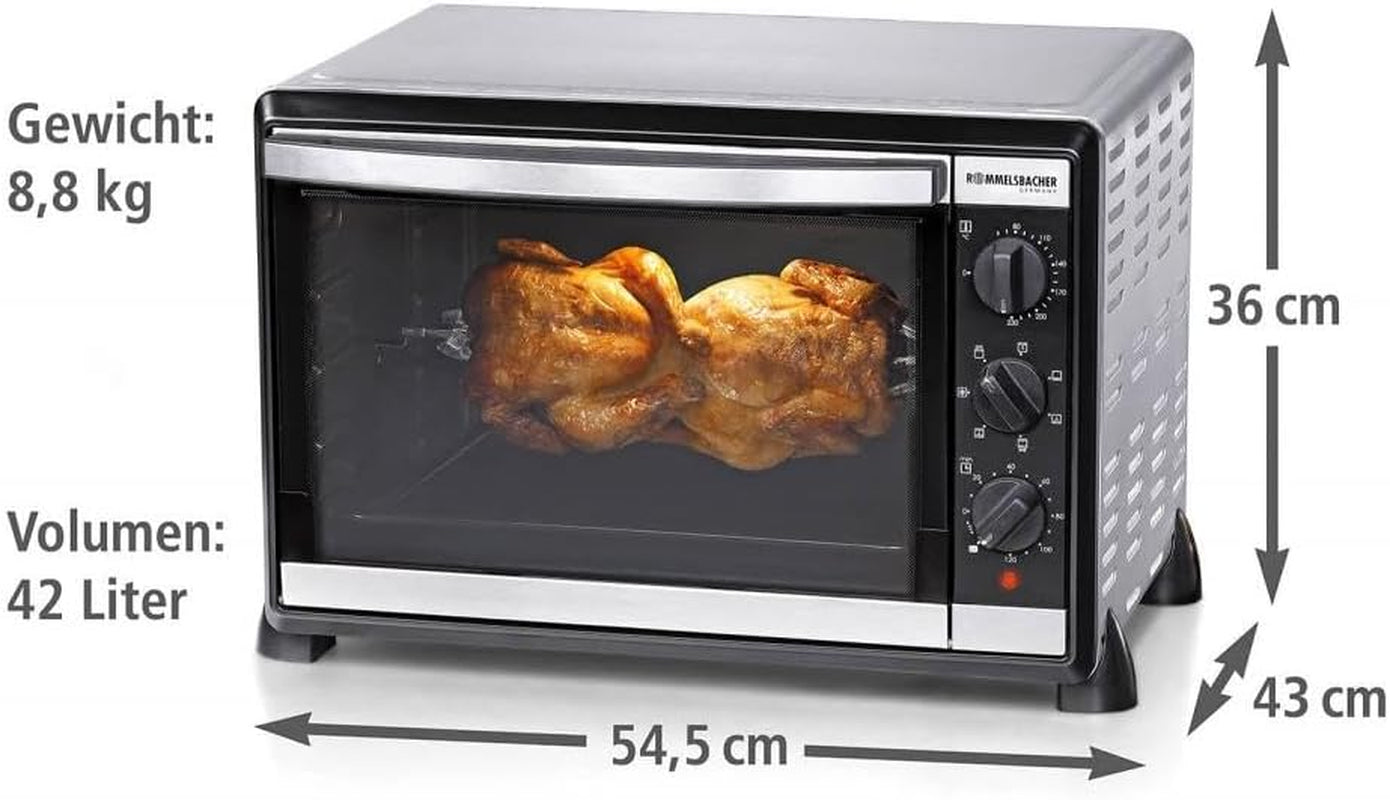Rommelsbacher BG 1805/E Four & Rôtissoire 42 L Enacier Inox