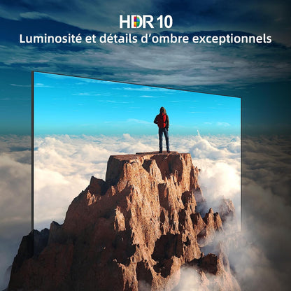 TV Connectée 40 Pouces FHD QLED Pro Google TV (L40QST) | HDR10, Apple Airplay, Dolby Audio &Dbx-Tv, Contrôle Vocal Google, Design Sans Bord
