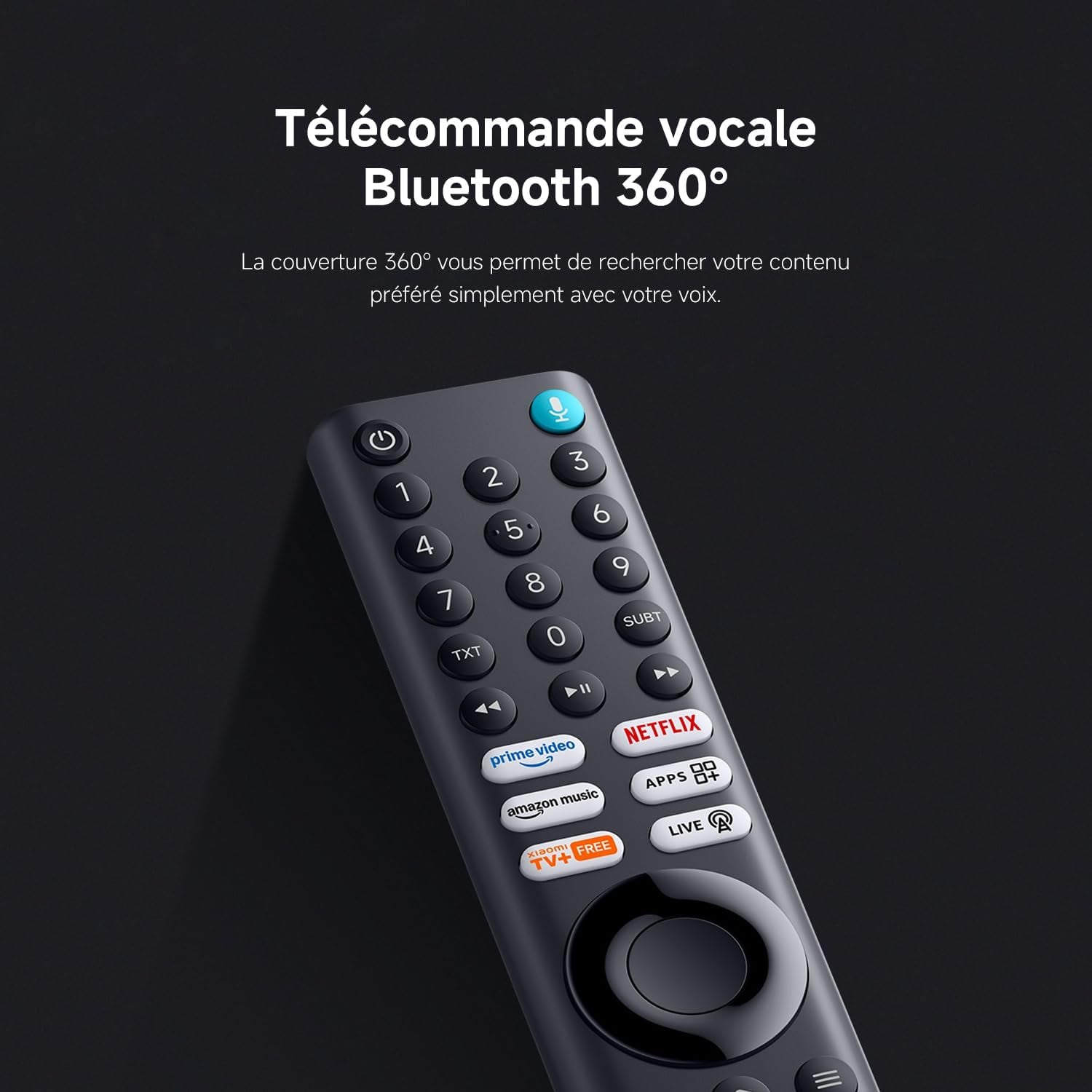 XIAOMI TV F 55, 140 Cm (55 Pouces), 4K UHD, Smart TV, Fire OS8, Contrôle Vocal Alexa, HDR10, MEMC, 60Hz Avec 120Hz Game Boost Mode, 2Go+32Go, Compatible Avec Apple Airplay