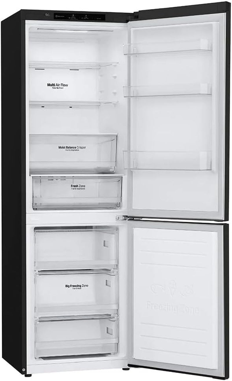 Réfrigérateurs Combinés 341L Froid Ventilé  59.5Cm E, GBB61BLJEN