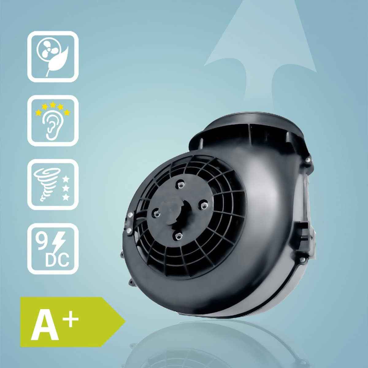 Hotte Aspirante Cuisine 90 Cm | Hotte Îlot | Acier Inoxydable | Verre Noir | Wifi | Arrête Automatiquement | Opération Tactile | SINUS-INSEL-HC