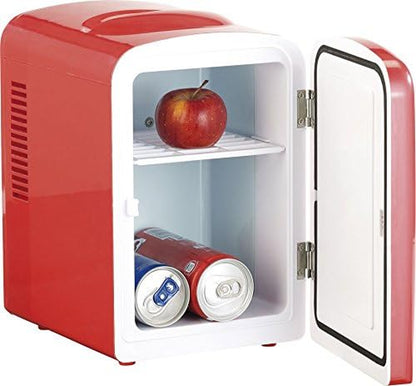 Mini Réfrigérateur 2 En 1 Avec Prise 12/230 V - Rouge [Rosenstein & Söhne]