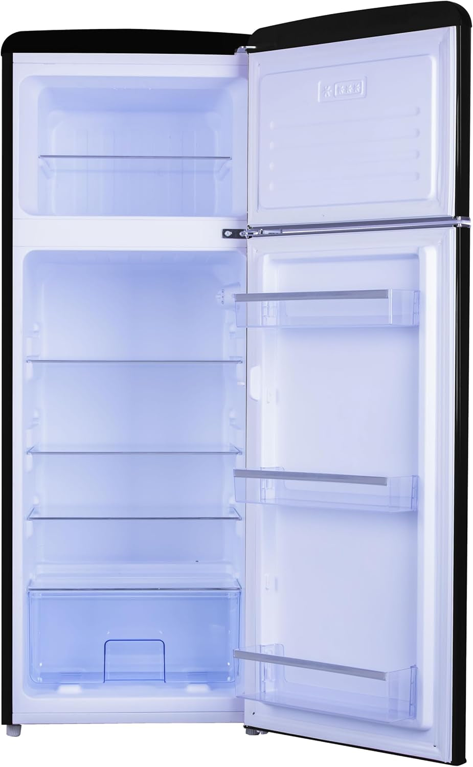 Amica VD 1442 AB Réfrigérateur-Congélateur Autoportante 213 L E Noir
