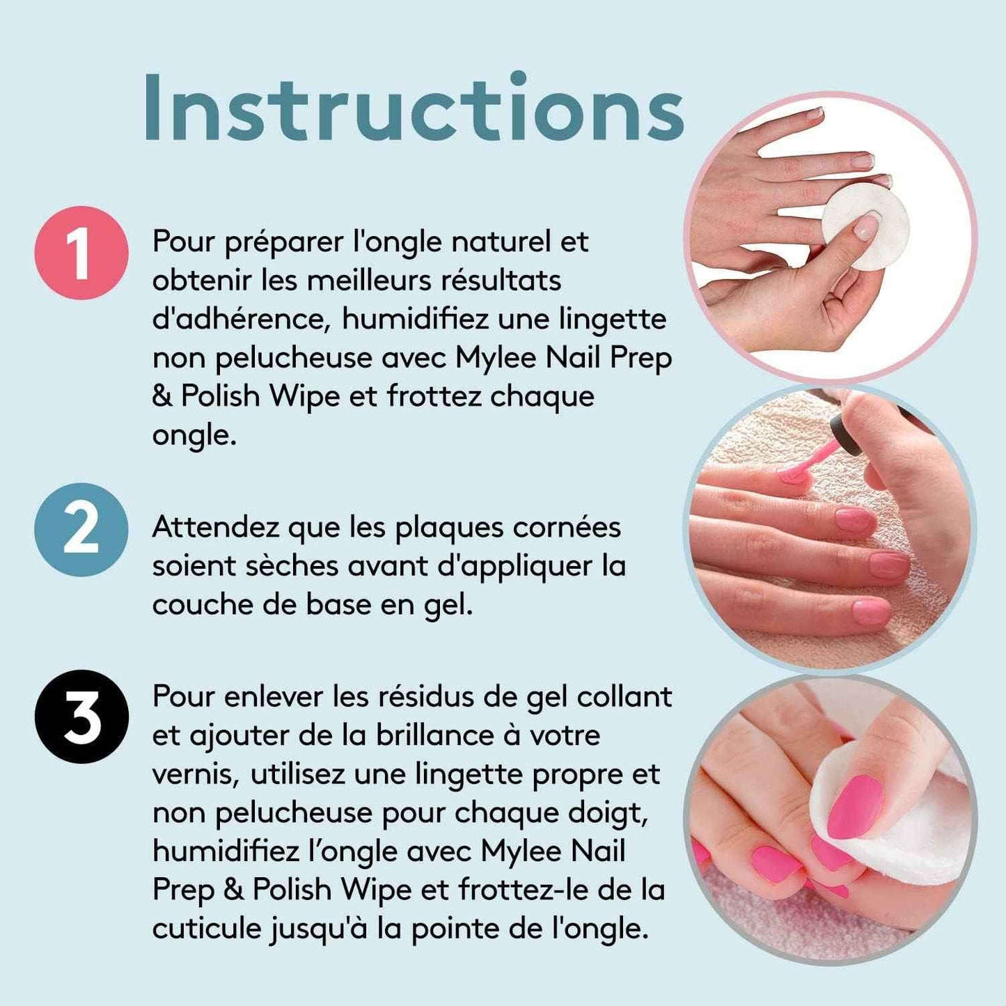Prep + Wipe Nettoyant De Résidus De Vernis Semi-Permanent 250 Ml, Préparation & Après-Soin, Cleaner Dégraissant Vernis Gel UV LED, Multi-Usage Pour Assainir L'Ongle & Éliminer Le Collant | Base De Vernis Gel UV/LED Pour Manucure, Préparation Et Après-Soin