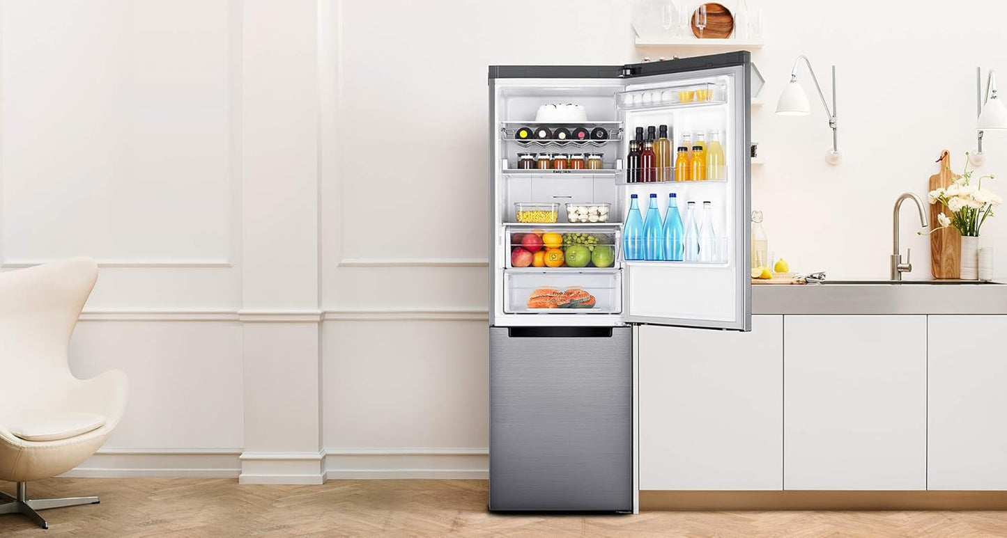 Réfrigérateur-Congélateur RB3000 RB33J3315SA/EF (Partie Congélateur Inférieure) / A++ / 185 Cm / 248 Kwh/An/Réfrigérateur 230 L/Compartiment Congélateur 98 / Tiroir Fresh Zone/No Frost+.