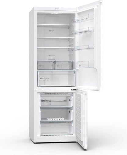 KGN49XWEA - Série 4, Réfrigérateur Combiné Pose-Libre, 203 X 70 Cm, Blanc