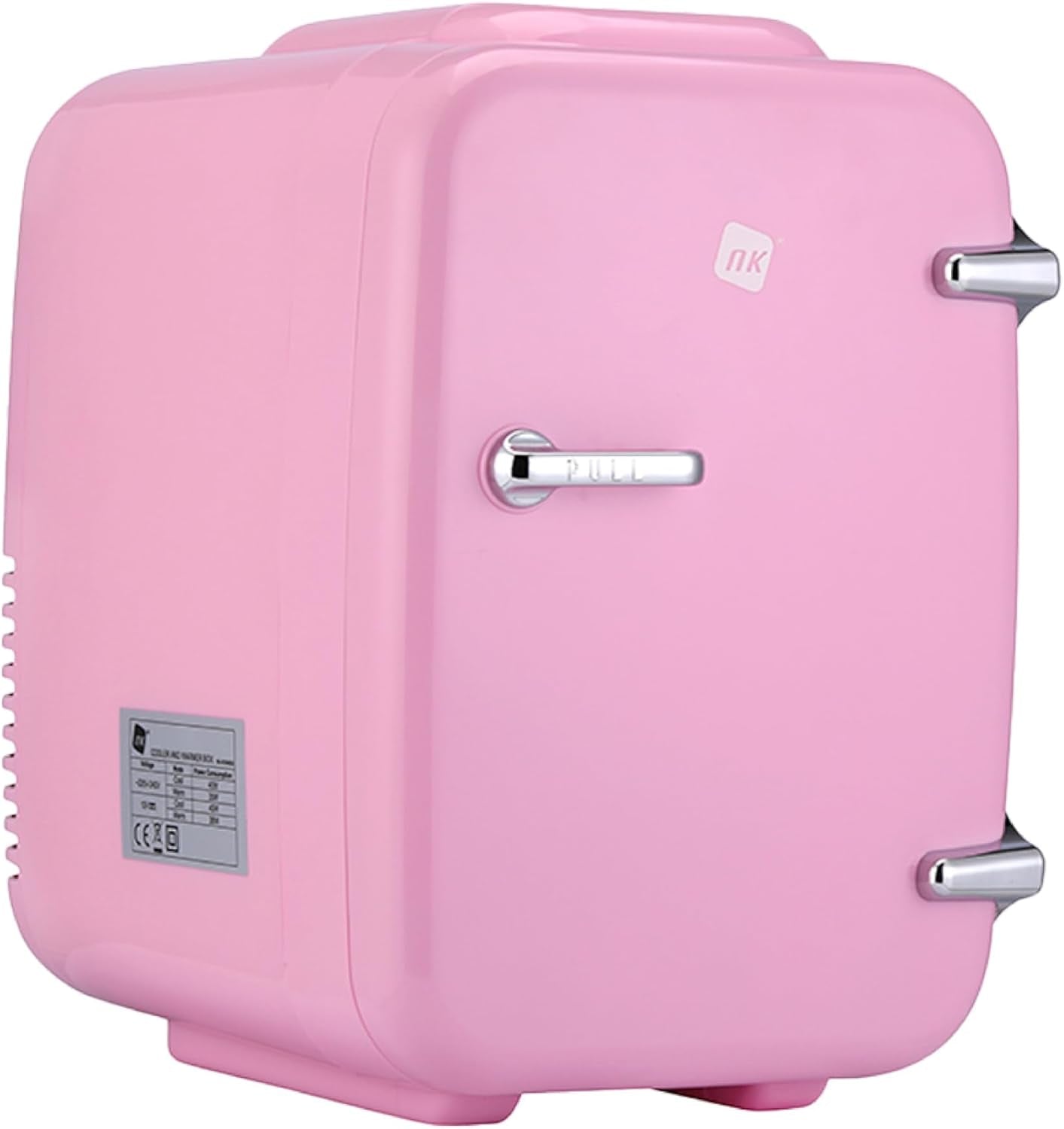 Mini Réfrigérateur Portable, 4 Litres De Capacité, Fonctionnement 12 V-220 V, Fonction Refroidissement Et Chauffage, Pour Cosmétiques Et Rafraîchissements, Rose