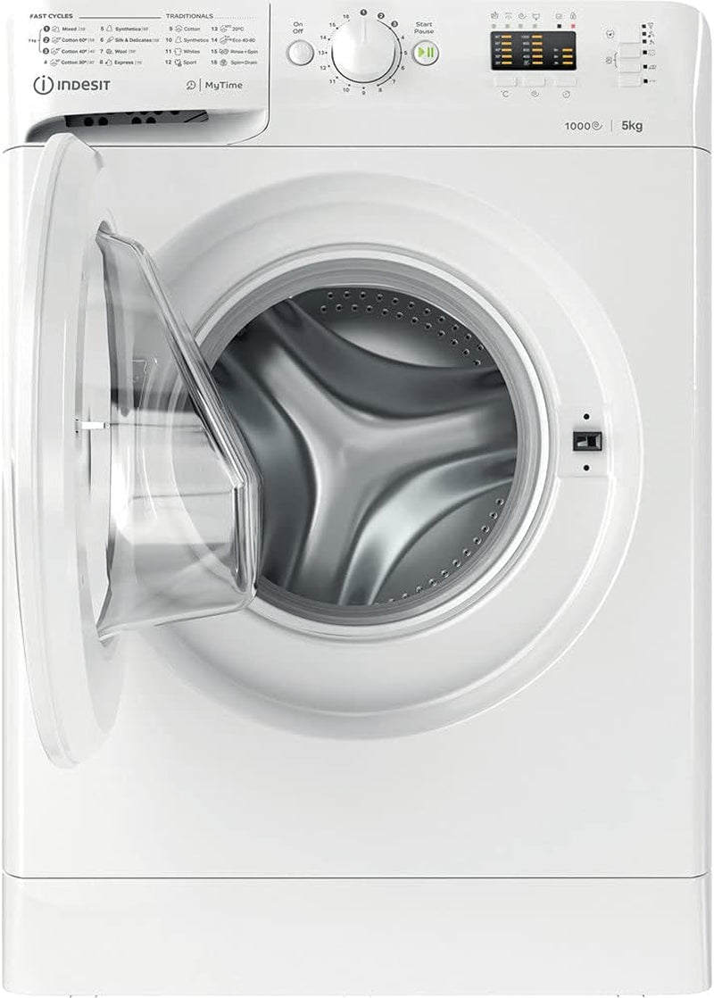 Indesit MTWSA 51051 W EE Machine À Laver Autonome Charge Avant 5 Kg 1000 Tr/Min Blanc