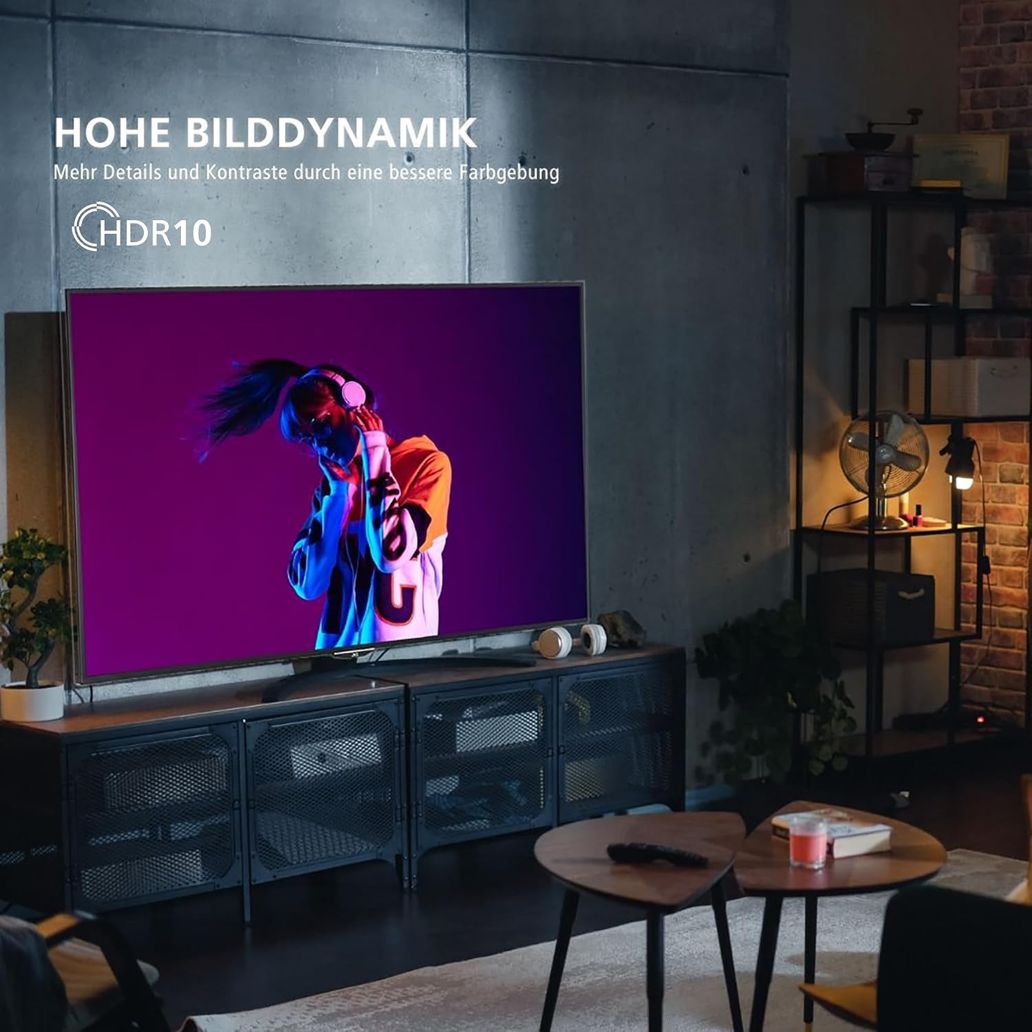 QLED VIDAA LT-40VQF555D Téléviseur Full HD, HDR Avec Triple Tuner Intégré, 40 ", LED Noir