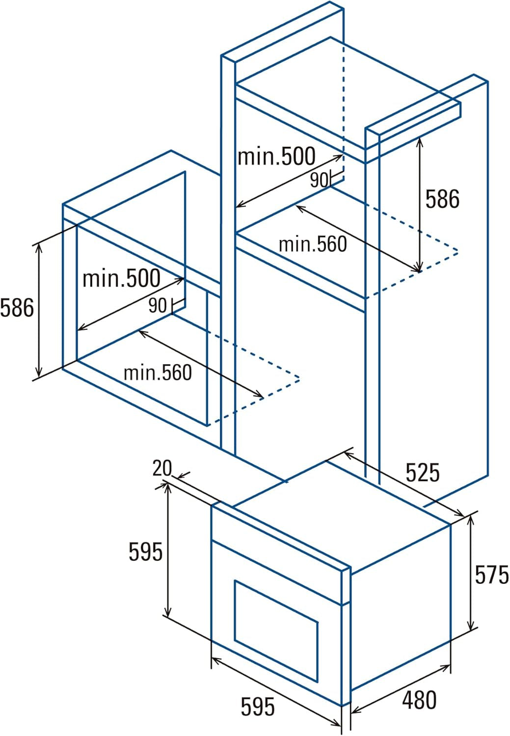 Four Multifonction  CM760ASBK 2400 W 59 L