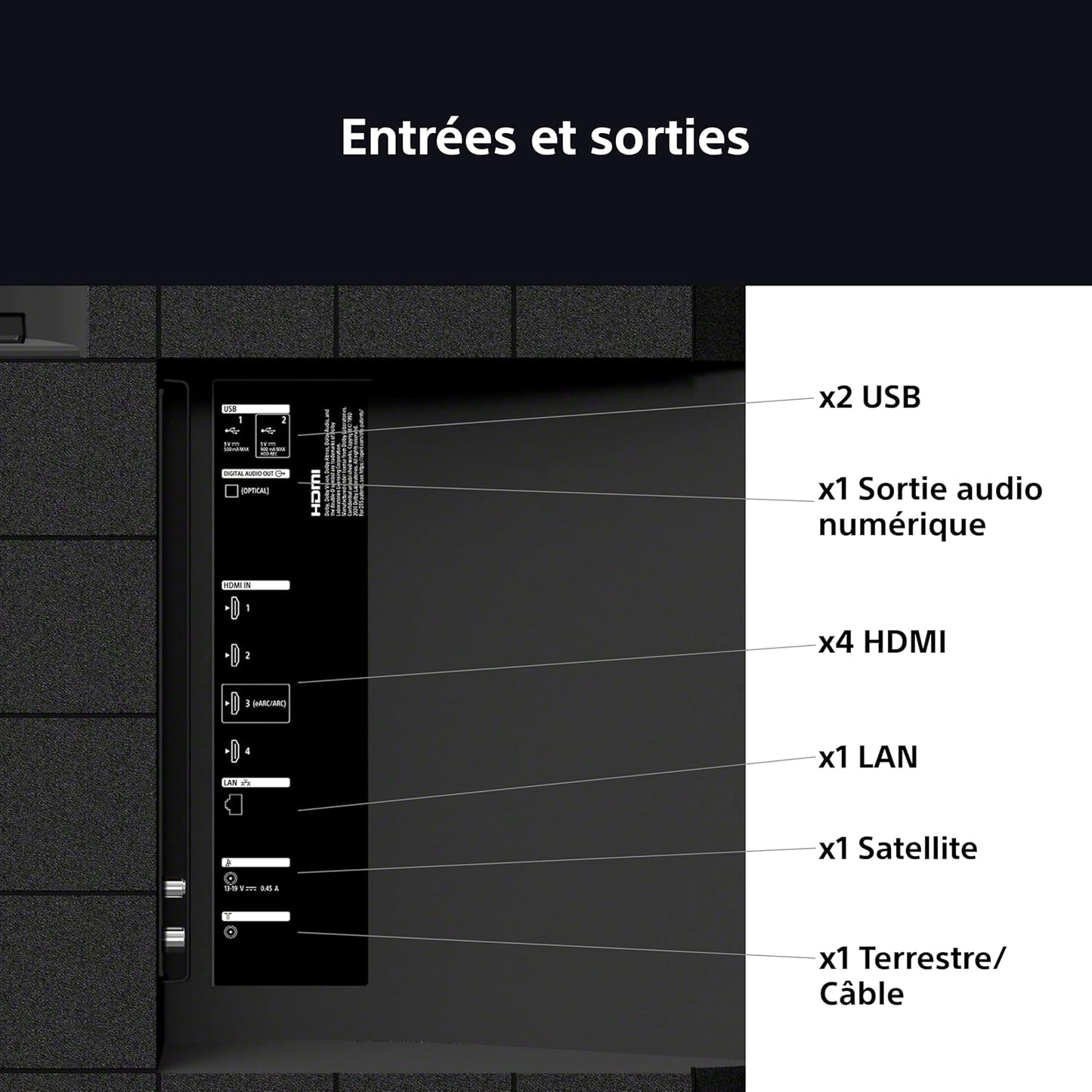 Sony BRAVIA 3 Direct LED 75’ | X-Balanced Speaker | Dolby Vision/Atmos | IMAX Enhanced | Google TV (2025) | Google Cast | Apple Airplay 2| Dashboard Eco 2 | Menu Jeu 2