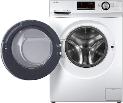 HW70-B12636N Série 636 Machine À Laver Slim 7 Kg, Charge Avant, 1200 Tours, Option Vapeur, 59 X 46 X 85 Cm, Blanc, Classe A