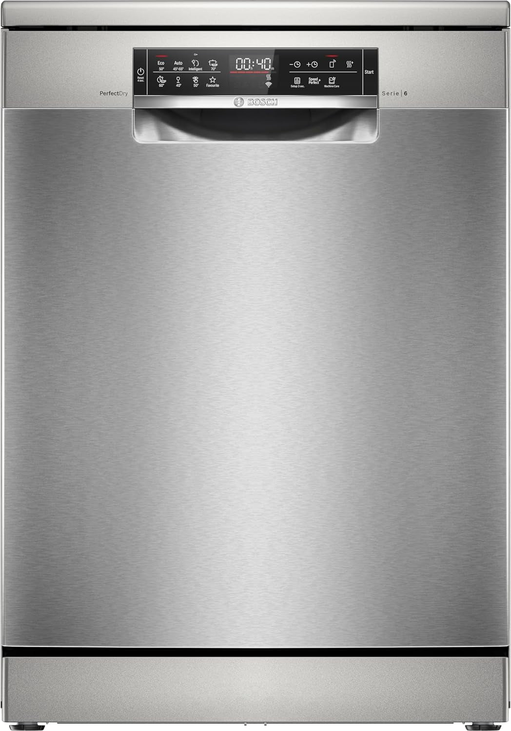 SMS6ZDI06E - Série 6 - Lave-Vaisselle Pose-Libre - 60 Cm - 13 Couverts - Silence Pro 40 Db - Inox