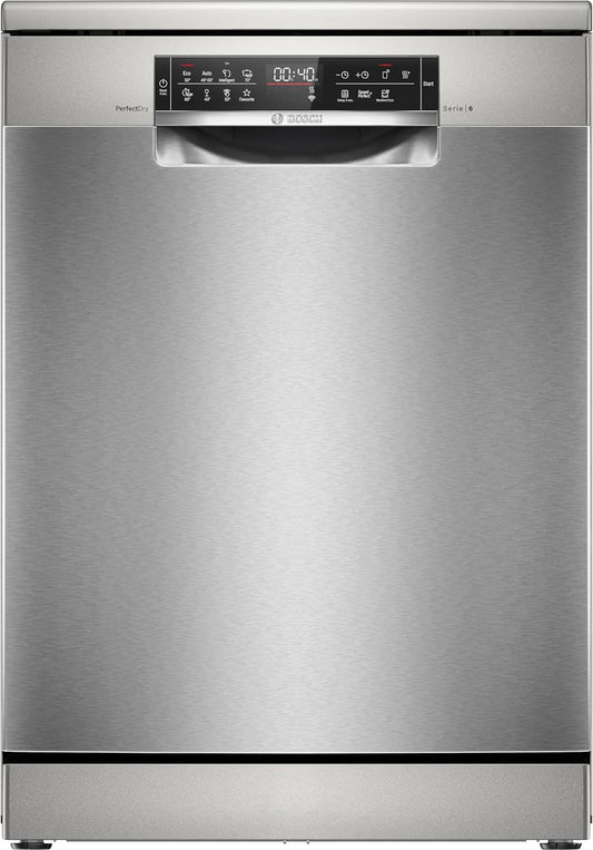 SMS6ZDI06E - Série 6 - Lave-Vaisselle Pose-Libre - 60 Cm - 13 Couverts - Silence Pro 40 Db - Inox