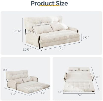 MAXYOYO Adjustable Floor Sofa Couch with Pillow, Multi-Functional Bean Bag Bed, 5-Position Foldable Lazy Sofa Sleeper Bed with Armrest, Versatile Floor Seating for Reading Gaming, Green, Single