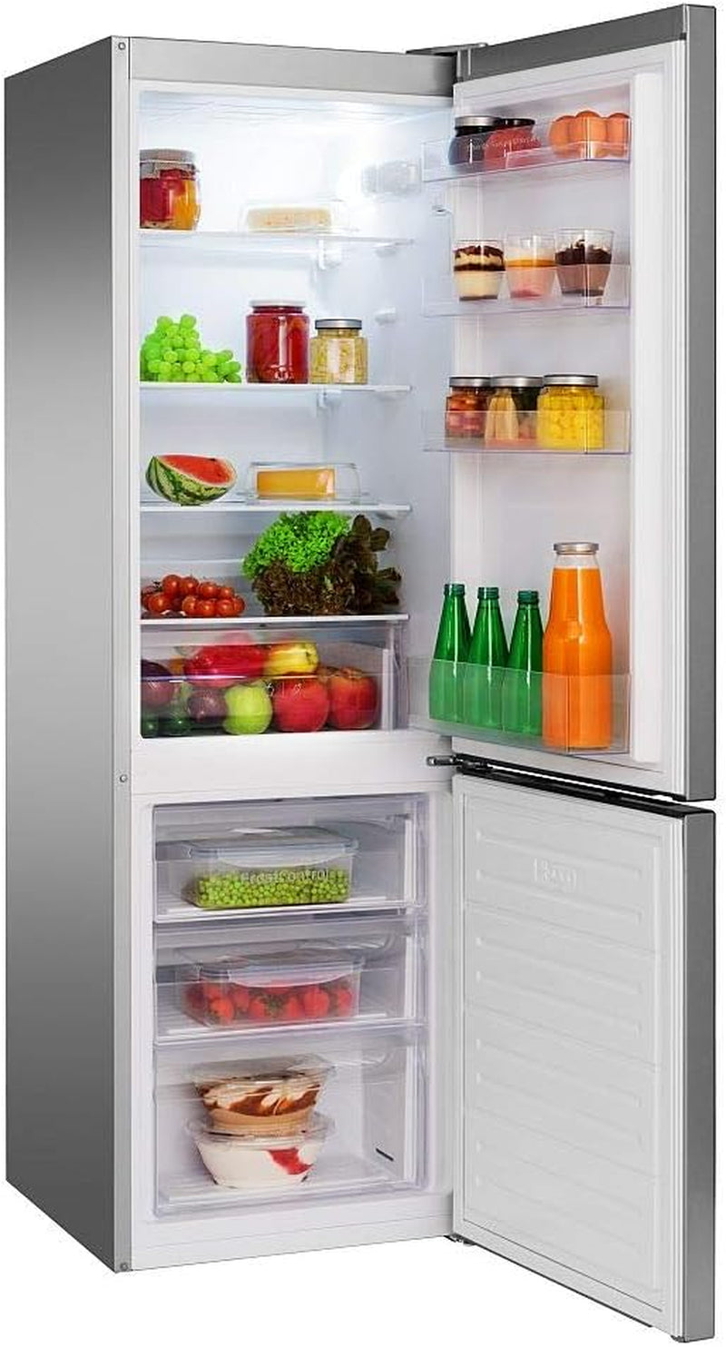 Amica KGCL 387 115 E Kühl-Gefrierkombination, 54 Cm Breit, 170 Cm Hoch, 268 L, Automatische Abtauung, Frostcontrol, 3 Ablagen, Edelstahl