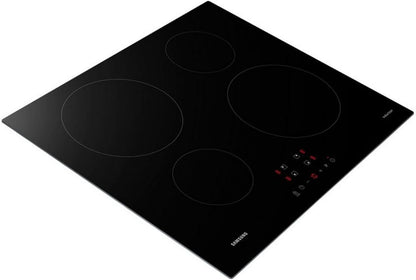 Samsung Zone induction hob, Tempered glass, Black, 52 cm