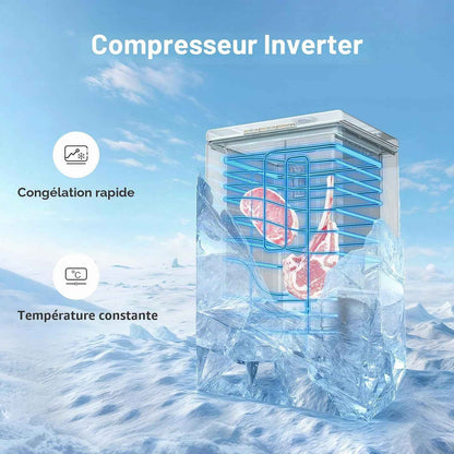 RCC201WH6(E) Congélateur / 82 Kwh/An / 85 Cm De Haut / 200 L/Compresseur Inverseur / 41 Db/Faible Volume/Convient Pour Différents Scénarios D'Utilisation/Régulateur De Température
