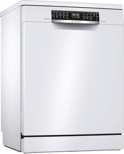 SMS6ECW93E - Série 6 - Lave-Vaisselle Pose-Libre - Home Connect - 13 Couverts - Silence plus 40 Db - Blanc